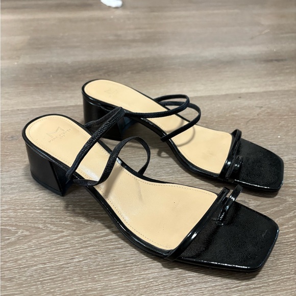 Marc Fisher Black Strappy Women's Heels - Picture 1 of 4